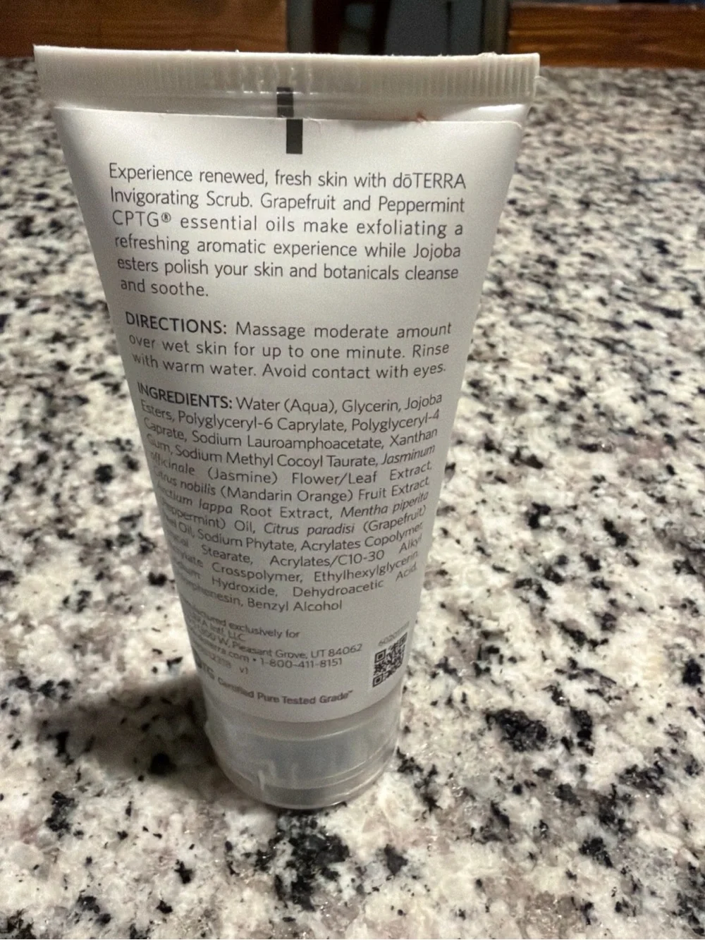 doTERRA Invigorating Scrub Grapefruit & Peppermint 70g New Sealed Tube